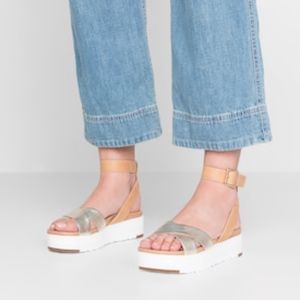 ugg tipton metallic sandal
